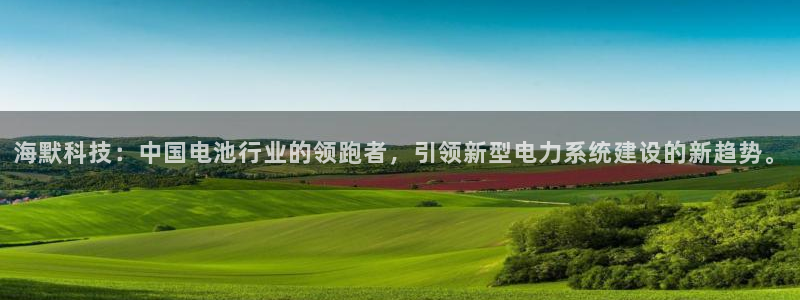 海默科技：中国电池行业的领跑者，引领新型电力系统建设的新趋势。