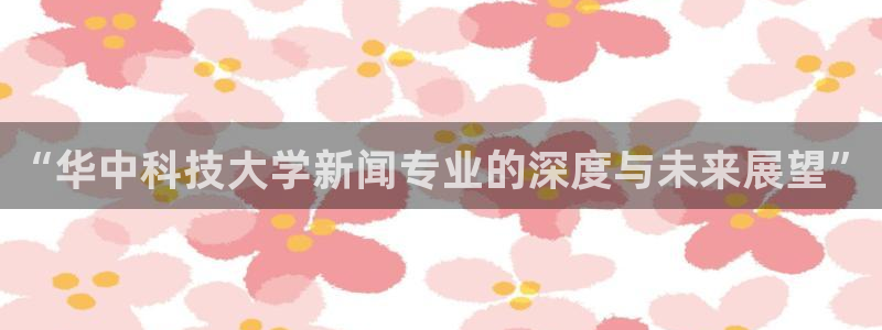 “华中科技大学新闻专业的深度与未来展望”