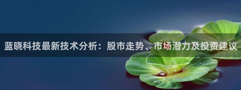 蓝晓科技最新技术分析：股市走势、市场潜力及投资建议
